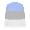 thumbnail image 4 of Aloohaidyvio Sweatshirts for Women No Boundaries,Womens Oversized Sweatshirts Crewneck Hoodies Color Block Long Sleeve Pullover, 4 of 5