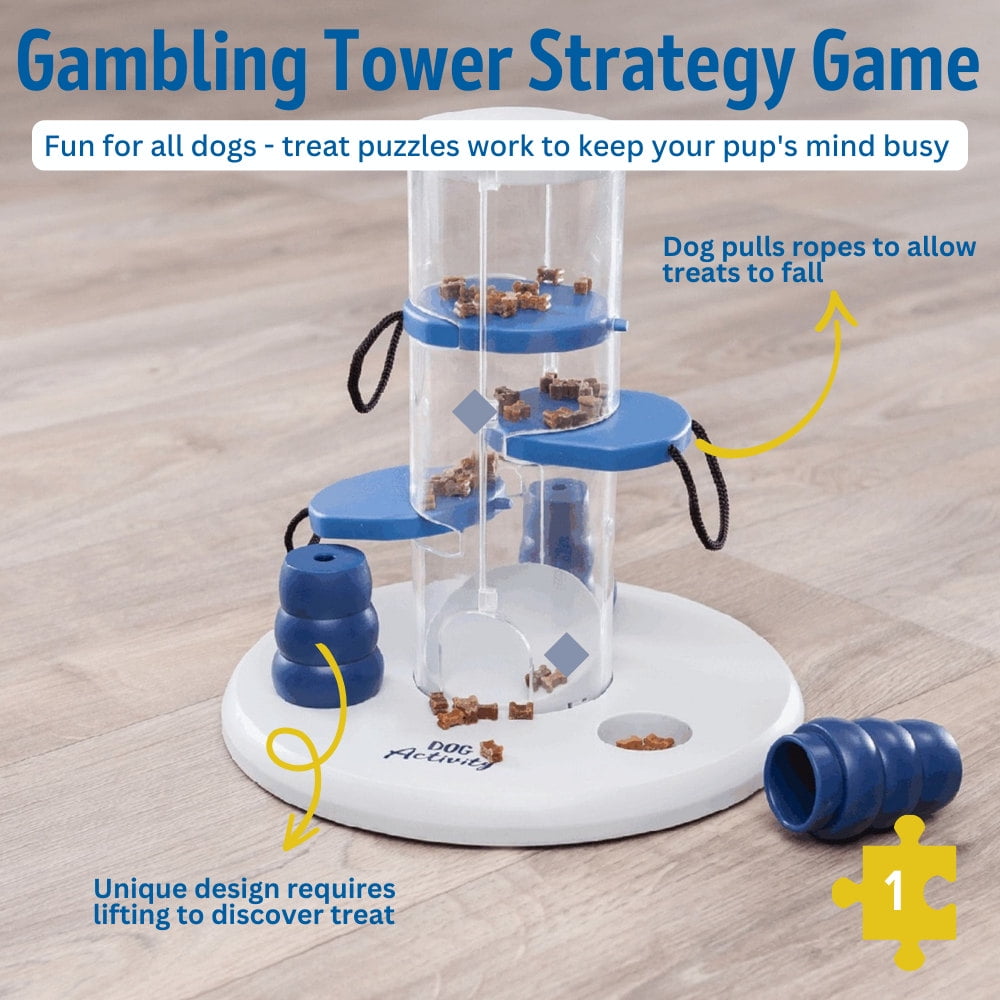 Trixie Flower Tower Dog Activity Strategy Game