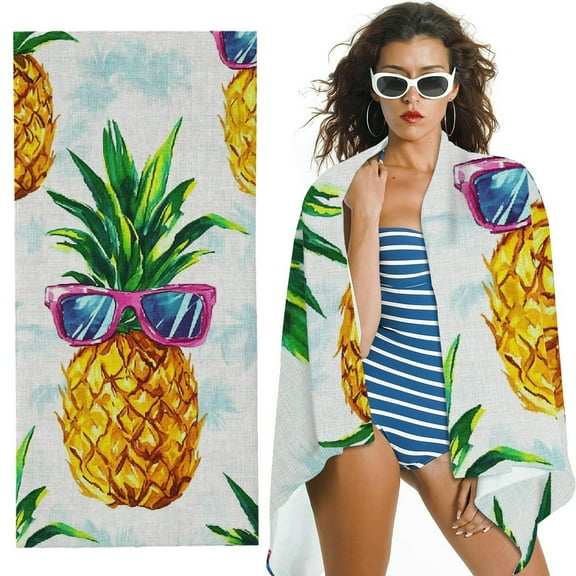 Pineapple Beach Towel Pool Camping SwimmingTowels Bath Towel