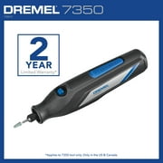 Dremel 7350-5W 4V-Cordless Single Speed Rotary Tool with Integrated 2Ah Li-Ion Battery & 7 Accessories