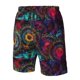 thumbnail image 4 of Balery Mandala Colorful Traje de Baño Estilo Hawaiano para Hombre, Shorts de Secado Rápido con Bolsillos-Small, 4 of 6