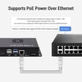 thumbnail image 4 of Compute Module 5 PoE Base Board, NVMe, MIPI, 4K Output, Extensive Connectivity, Integrated PoE, Fast SSD Booting, Easy Prototyping, Various Peripherals Compatibility, 4 of 7