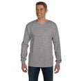 thumbnail image 2 of Hanes Men's 6.1 oz. Tagless Long-Sleeve Pocket T-Shirt - 5596, 2 of 5
