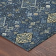 thumbnail image 3 of Addison Rugs Chantille Indoor/Outdoor Traditional Global Navy Machine Washable Rectangle Rug, 8' x 10', 3 of 8