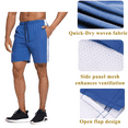 thumbnail image 3 of COOFANDY Men's 2 Pack Gym Workout Shorts 7" Quick Dry Training Basketball Running Active Athletic Performance Shorts, 3 of 6
