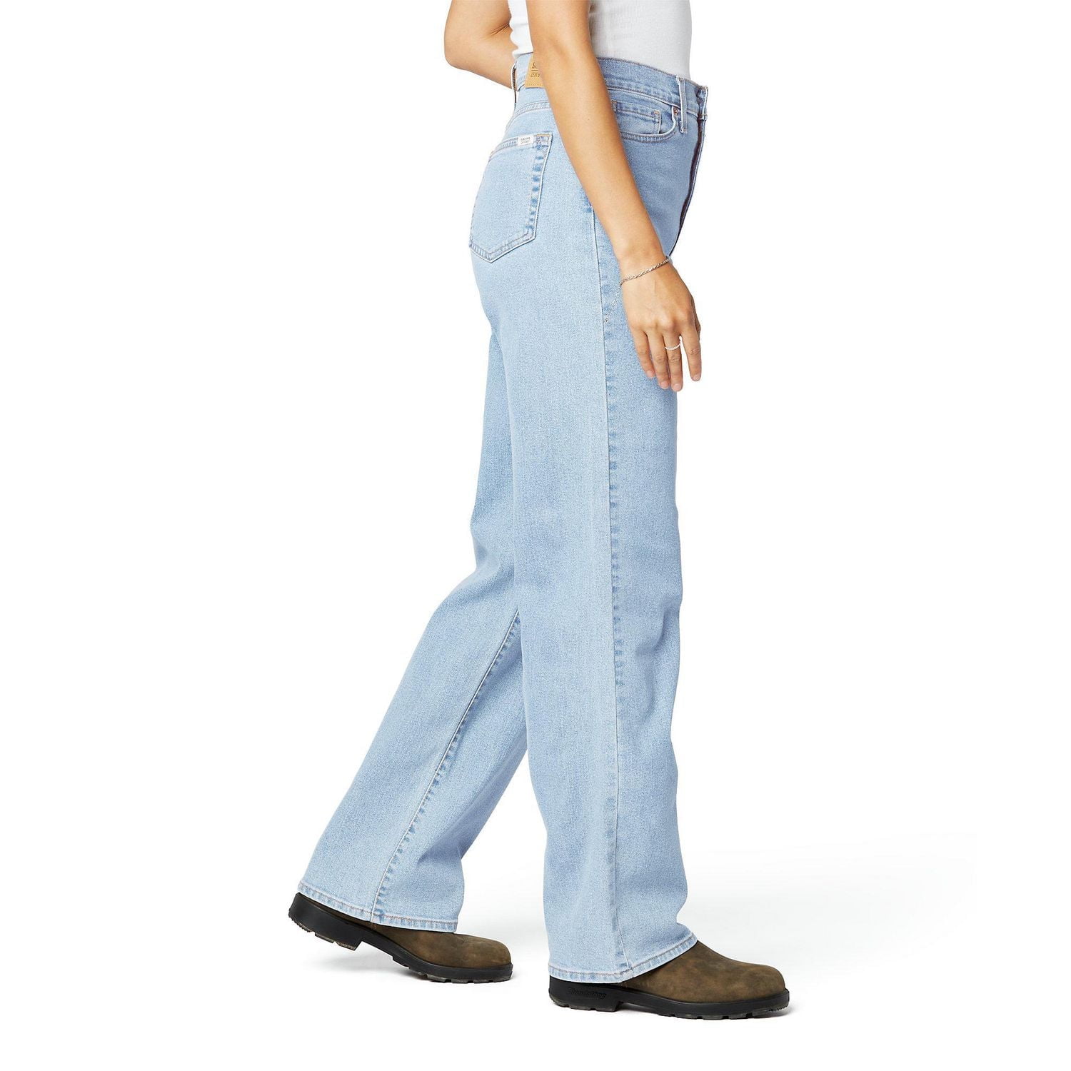 Levi Strauss Signature.MD Jean taille haute ample droit d’époque pour femme