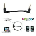 thumbnail image 2 of Metal Audio Cable Dual 90 Degree Right Angled 3.5mm Jack Male to Male Stereo AUX Cord Wire for Car AUX Speakers, 2 of 9