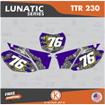 thumbnail image 3 of Kalair GFX Graphics Kit for Yamaha TT-R230 (2005-2023) Lunatic Series, 3 of 5