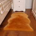 thumbnail image 3 of Sheepskin rug, white pile rug, machine washable long hair rug, bedroom, 3 of 5