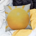 thumbnail image 2 of SHANXI Yellow Sun Throw Pillow Cushion Covers Decorative Pillow Case 18x18in, 2 of 5