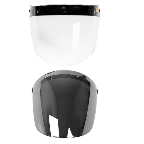 2 Piezas de Protección Contra Abierta 3 Broches de Visera Del Casco Lente de Protección Contra Universal Cola Visera de cascos de moto