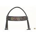 thumbnail image 3 of HILASON Western Horse Headstall Breast Collar Leather Brown, 3 of 8
