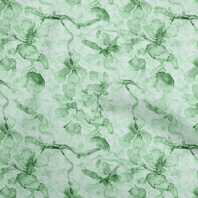 oneOone Viscose Chiffon Sea Green Fabric Texture Sewing Material Print Fabric By The Yard 42 Inch Wide