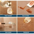thumbnail image 3 of Clear Table Cover Protector Rectangle x . Transparent Plastic Table Protector -Scratch Clear Desk Mat for Office Desktop Dresser Dining Table FDA Compliant, 3 of 9