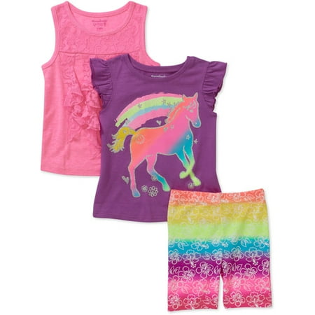 Garanimals Baby Toddler Girl 3-piece Tee