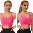 thumbnail image 5 of Wensltd Women Back Closure Sports Bras for Running Yoga Fitness Back Design Solid Color Breathable Full Support Daily Comfort Bras, 5 of 6