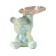 thumbnail image 4 of Estatua de oso, bandeja de almacenamiento, decoración de mesa nórdica, llavero, escultura de oso de cerámica para dormitorio, hogar y sala de estar Verde, 4 of 8