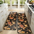 thumbnail image 4 of Kitchen Rugs Sets Of 2,Pioneer Flower Floral Print Pattern Anti Fatigue Kitchen Mat Rugs Non Slip Washable,Decorative Kitchen Floor Mats for Kitchen,Sink,Laundry,17"x47"+17"x47", 4 of 5