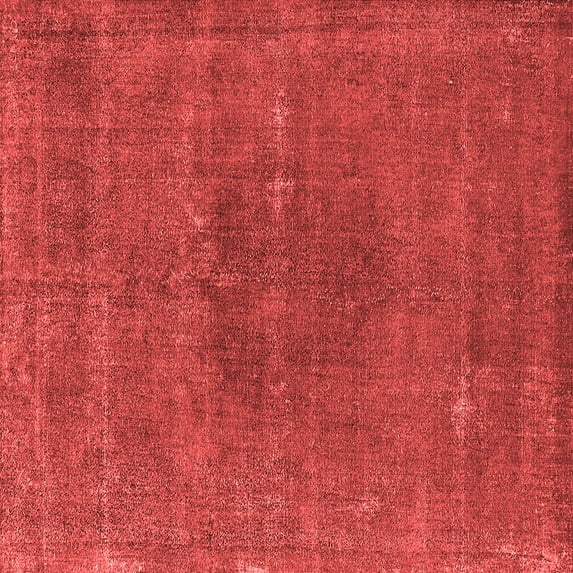 Ahgly Company Indoor Square Oriental Red Industrial Area Rugs, 8' Square