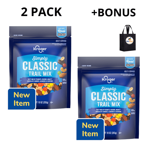 KG Simply Classic Trail Mix , 10 oz , 2 Pack   Bonus