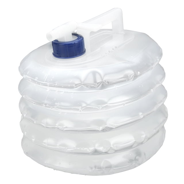 Récipient d'Eau Portable Pliable avec Robinet, Sans BPA, Étanche, Capacité de 5 L, pour Camping, Randonnée, Escalade en Plein Air
