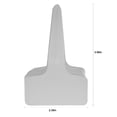 thumbnail image 2 of fastboy 10 Pieces Garden Label Clear View Practical Gardening Accessories Plastic Labels Rust-proof Sticks Nursery Plant Mark white 10pcs, 2 of 5
