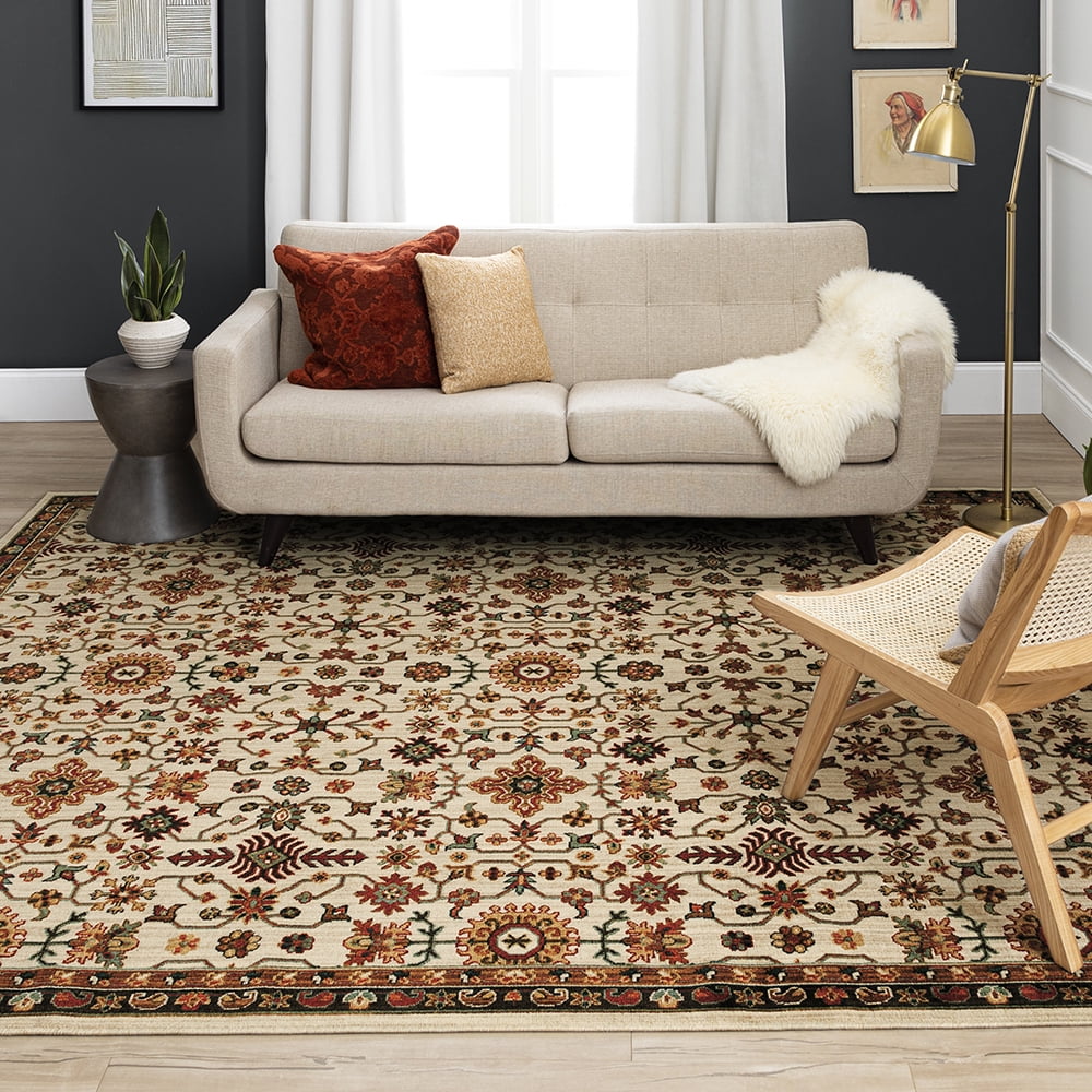 Mohawk Home Monaveen Woven Indoor Area Rug, Cream, 5' x 8'