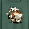 thumbnail image 3 of Mickey & Friends - Music To My Ears - Women's Lightweight French Terry Long Sleeve Shirt, 3 of 5