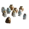 thumbnail image 3 of 10 Piezas de Escritorio de Oficina Decoración de Computadora Búhos Animal Resina Decoración Artesanía Hugo Decoración de resina de búhos lindos, 3 of 6