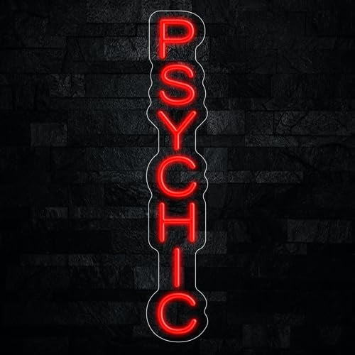Psychic Neon LED Sign 5"L x 27"H #32649