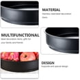thumbnail image 2 of 1pc Kitchen Seasoning Storage Tray Desktop Sundries Holder Fruit Plate (Black), 2 of 6