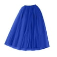 thumbnail image 4 of Tennis Skirts for Women Summer Fashion Mid Length Tutu Dress Adult Mesh Skirt for Women Contemporary Evening Wear Unique Skirt Blue One Size, 4 of 4