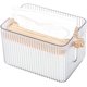 thumbnail image 1 of Cubierta de plástico para caja de pañuelos YONGSHENG con tapa de madera tamaño pequeño 6,85 x 4,96 x 4,49, 1 of 5