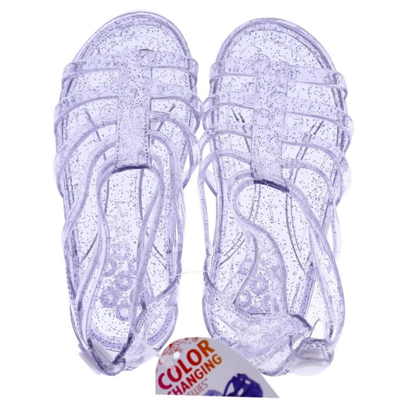 Gladiator Girl Jellies Sandal - 7 Purple by DelSol for Kids - 1 Pair Sandals