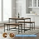 thumbnail image 2 of MUEBLANA - Mesa comedor 4 personas – Minimalista, resistente y fácil de armar – Acero y madera – Ideal cocina o patio – 110x60x75.5 cm – Capacidad 40kg, 2 of 7