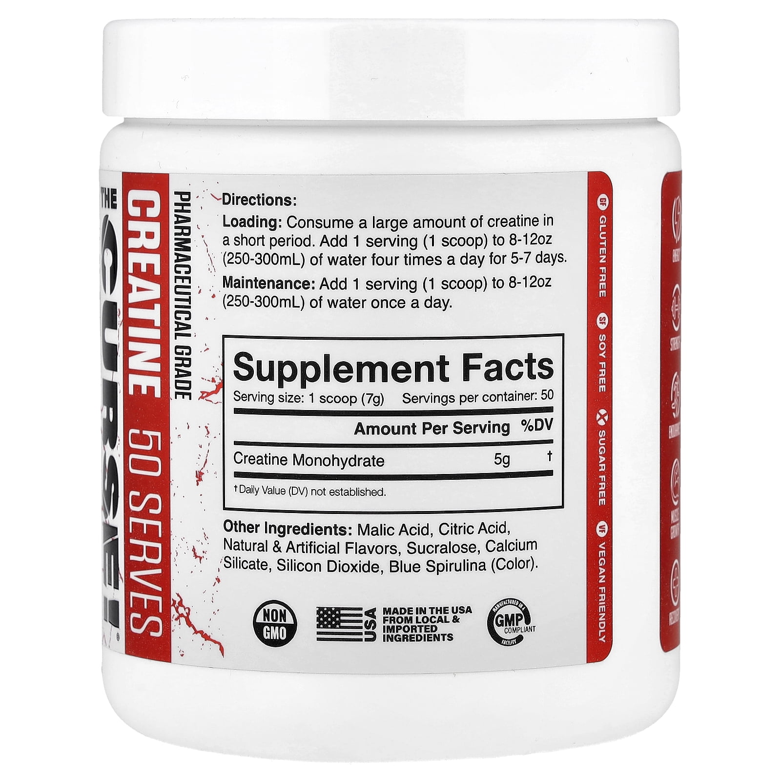 JNX Sports The Curse!®, Creatine, Blue Raspberry, 12.3 oz (350 g)