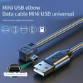 thumbnail image 4 of TINYSOME USB2.0 to Mini USB Cable Left/Right/Down/Up/Straight Head Data Transfer Line, 4 of 14