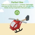 thumbnail image 2 of PlanToys® Wooden Helicopter Toy | Montessori Imaginative Play, Cause and Effect and Fine Motor Skill Development Activity | Eco Friendly Toy for Indoor and Outdoor Play, 2 of 9