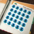 thumbnail image 5 of Road Bike Cycling Biking Bicycle 1" Planner Calendar Scrapbooking Crafting Clear Stickers, 5 of 7