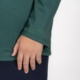 thumbnail image 2 of Playera Manga Larga Cuello Redondo Tallas Extras Plus size verde claro 2XL LOVE MY FIT playera manga larga, 2 of 5