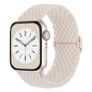 Recoppa Braided Solo Loop Apple Watch Band, Starlight
