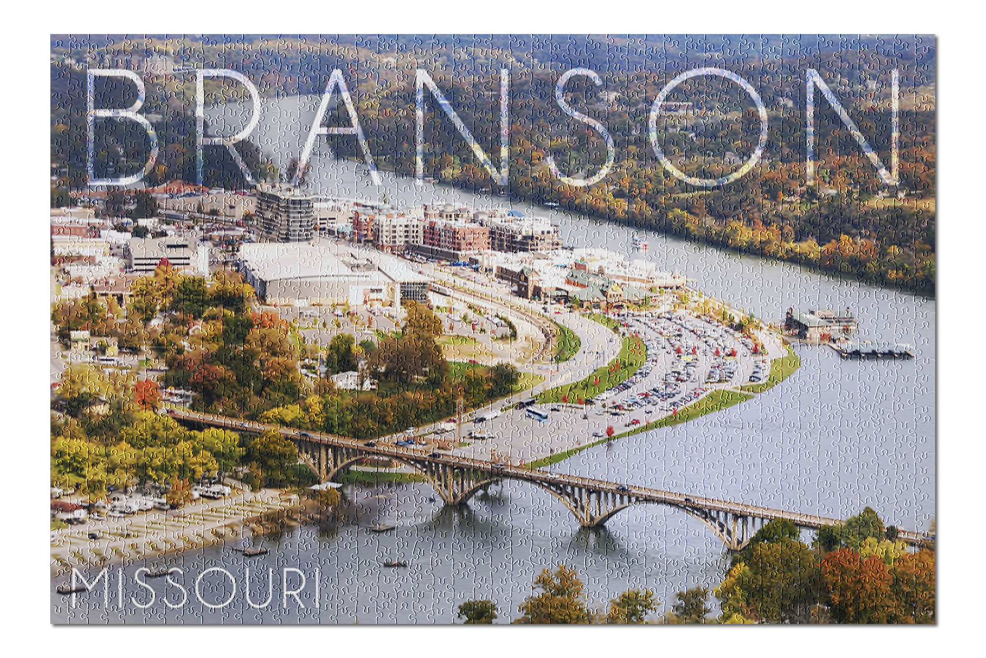 Branson, Missouri Ozarks (20x30 Premium 1000 Piece Jigsaw Puzzle