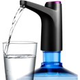 thumbnail image 1 of Dispensador de agua con bomba de botella de agua, bomba de agua para jarra de 5 galones con carga USB, bomba dispensadora automática de agua potable, color negro, 1 of 5