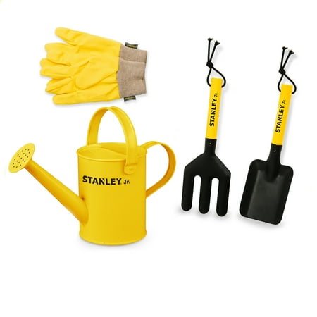 UPC: 0878834004545 | STANLEY Jr Toy Gardening Tool Set With Gloves and Watering Can