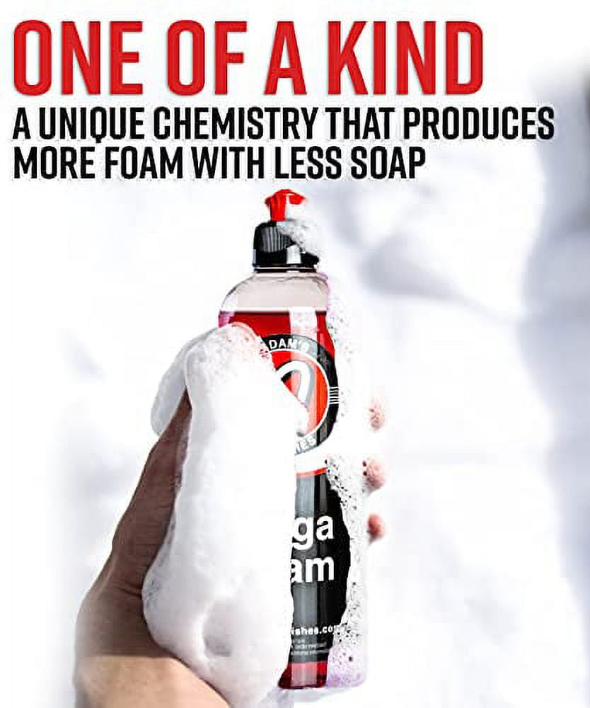 Adam's Mega Foam 16oz - pH Best Car Wash Soap For Foam Cannon, Pressure  Washer or Foam Gun, Concentrated Car Detailing & Cleaning Detergent Soap