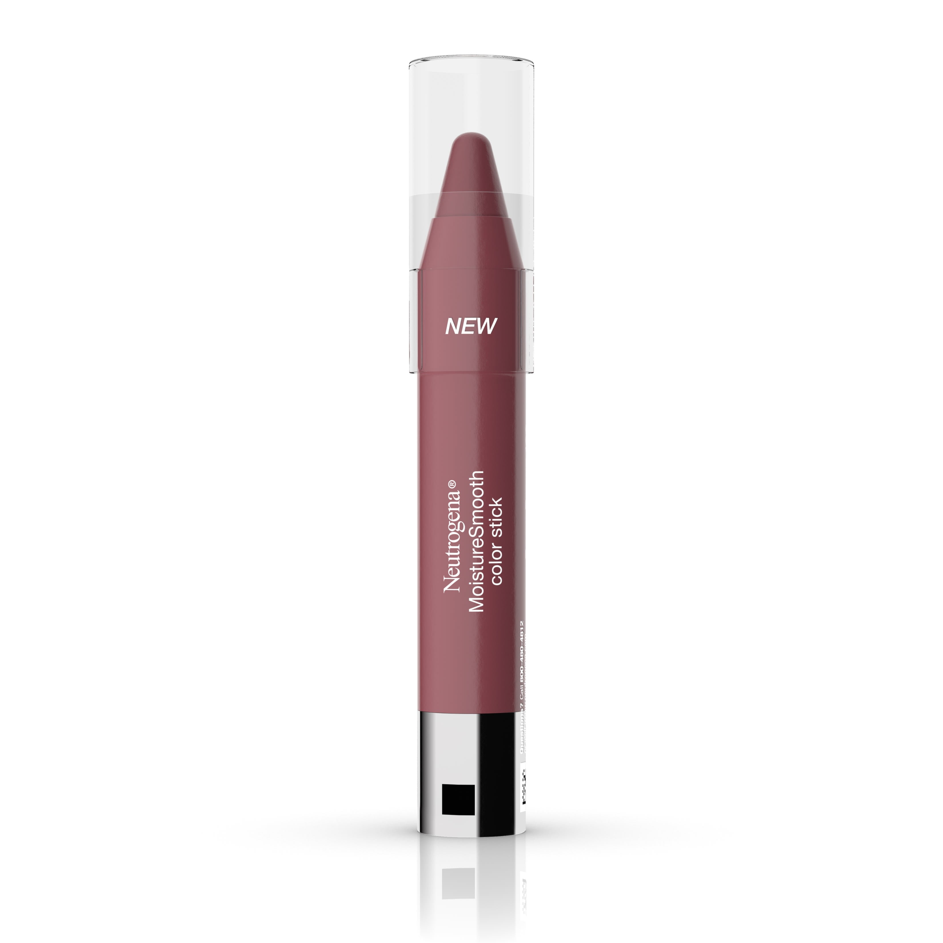 Neutrogena MoistureSmooth Color Stick Lipstick, Berry Brown,.011 oz