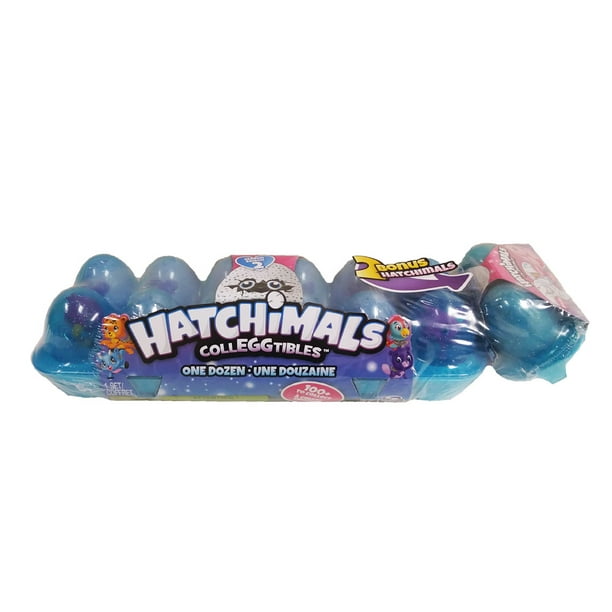 Hatchimals Colleggtibles 12 Pack Egg Carton Plus 2 Bonus Total 14 Eggs Blue - Walmart.com