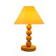thumbnail image 1 of Mesita de noche de madera retro for dormitorio, pantalla plisada, lámpara de mesa pequeña, 1 of 4