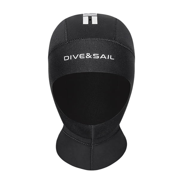 Buceo de la vela de 3 mm gorras de buceo Mantener el equipo de snorkeling cálido Scourkie Hoodie Hat Hourgear Cubierta del cuello a prueba de sol Swim Swim Gorra para los hombres 【L】 AweSitey OD003264-03