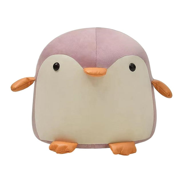 Cute Animal Footstools with Soft Padded Cushion Kids Adults Pouffe Footstool for Pink